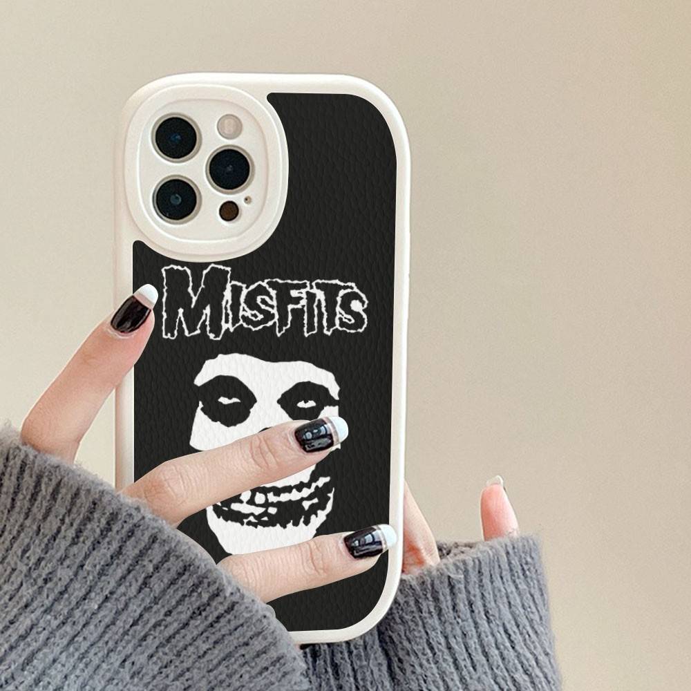 

The Misfits Glenn Danzig Phone Case For Iphone 16 15 14 13 12 11 Pro Max Plus Leather Soft Back Cover iphone 11