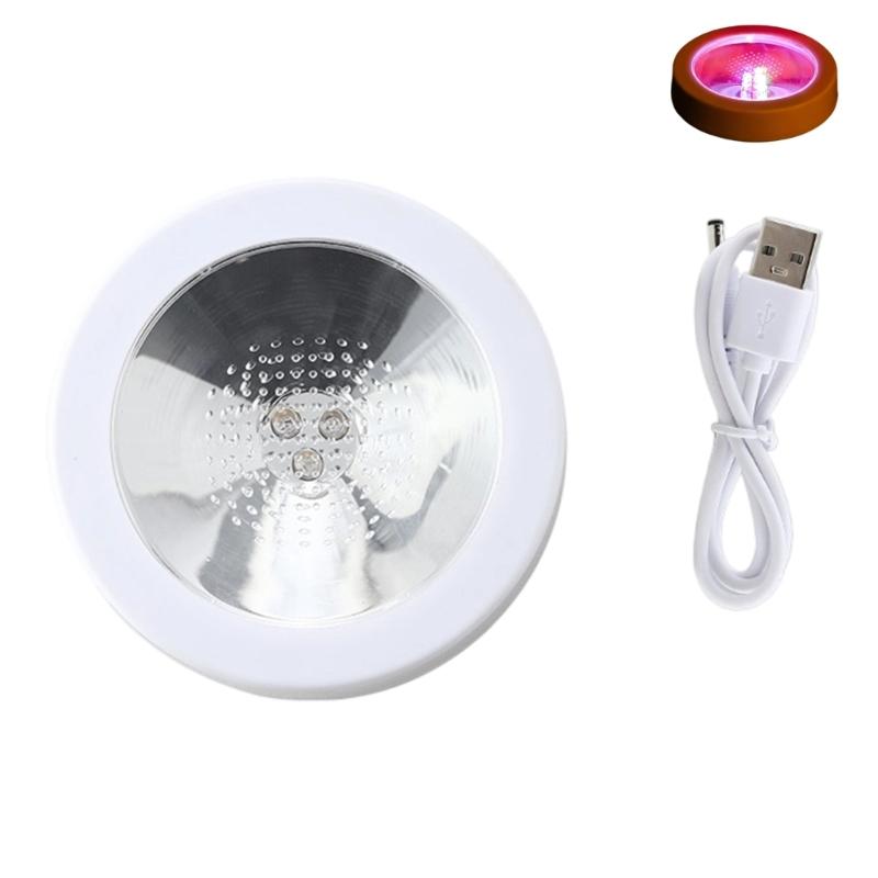 Colorful LED Light Cup Pad with USB Rechargeable Suitable for Exciting Visuals At Cocktails Event and Family Gatherings