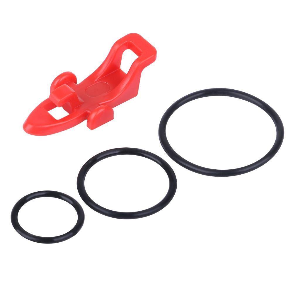 ABS Lockt Halter 6 Farben Sicher Aufhänger Tragbare Kunststoff Gummi Angeln