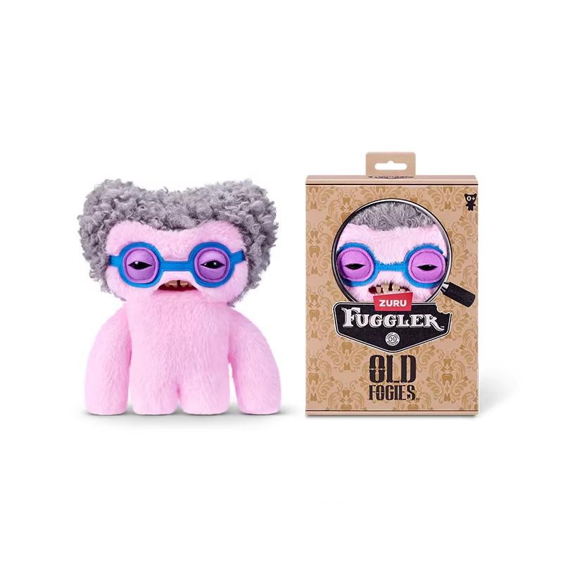 

Fuggler Old Fogies Soft Plush Doll Squidge Oogah Boogah Mr Needles Teeth Monster Ugly Kawaii Cartoon Toy Chlidren Birthday Gifts about 23cm