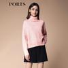 PORTS Women's Autumn/Winter Knitted High-Neck Pullover Sweater
