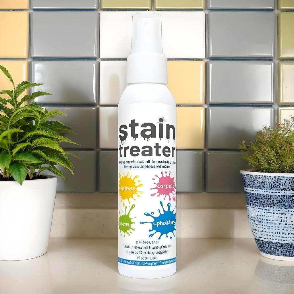 120ml Spray Stain Remover Fabric Laundry Effective Stain Treater Spray Spot Remover Laundry Spray For Food Pet Candle Stains