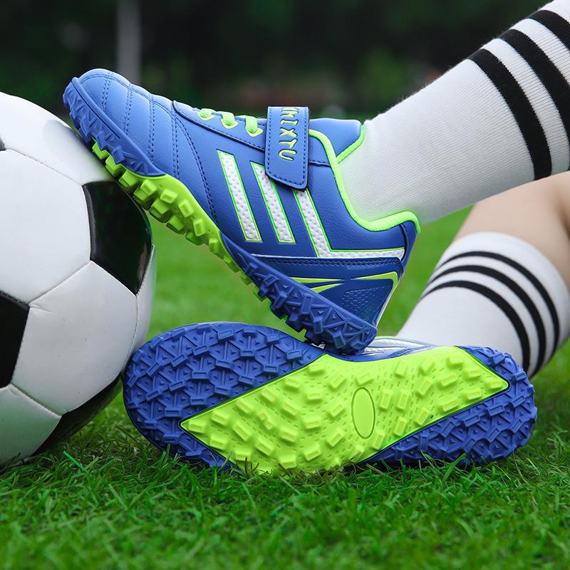 Foreign trade children's football shoes training shoes boys and girls primary and secondary school students kindergarten special broken nail TF spike