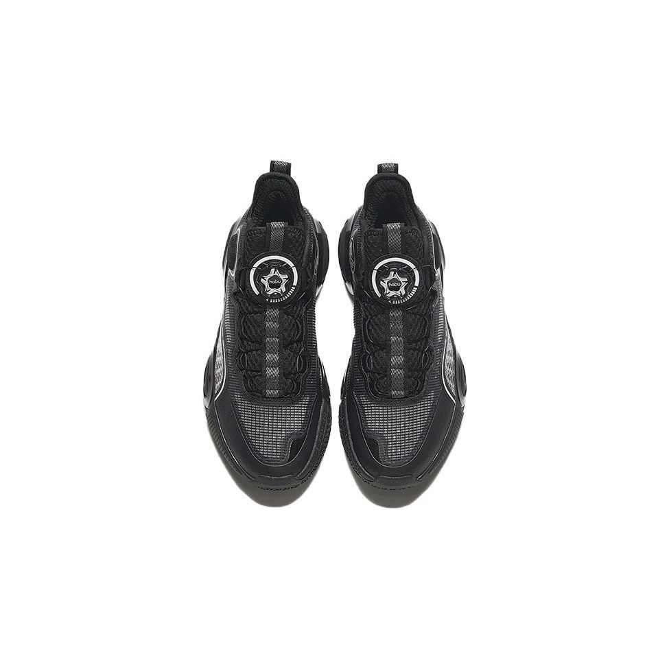 Anta Irregular 3 Zapatillas de Baloncesto Duraderas de Caña Baja para Niños Zapatillas de baloncesto para niños Negro 312331102-3