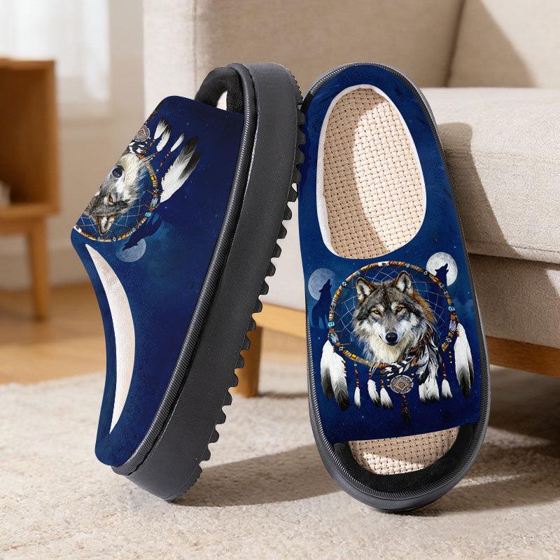 Unisex Linen Cotton Slippers - Spring, Summer  Autumn Size 42-43