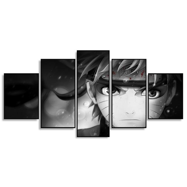5 poze Poster Sasuke Ltachi Personaj Pictură decorativă Cameră pentru copii Imprimări artistice Modern Home Decor Pânză Pictură fără cadru