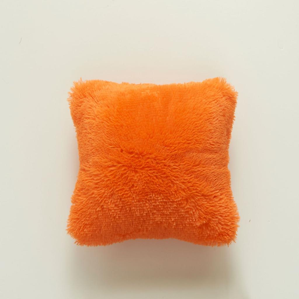 Korean Plush Pillow Cover, Crystal Plush Sea Lion Pillow, Soft and Comfortable Solid Color Creative Cushion Cover