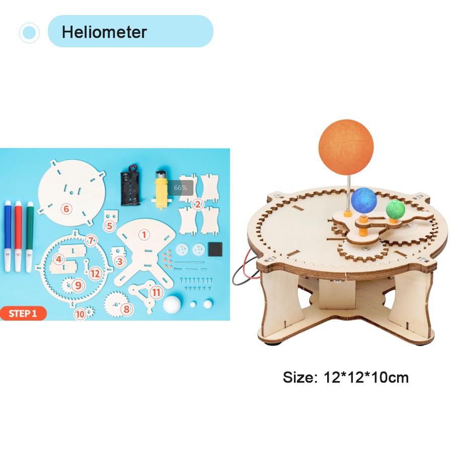 DIY Modell Naturwissenschaftsexperiment-Bausätze STEM Lernspielzeug für Teenager Kinder Geschenke Montage Bastel Technikprojekt für Schulkinder