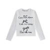 2026 Girls' Autumn Casual Suit: Slim Fit Long Sleeve T-shirt & Cartoon Sweatpants with Lace Wide Leg Pants for Middle and Big Kids.