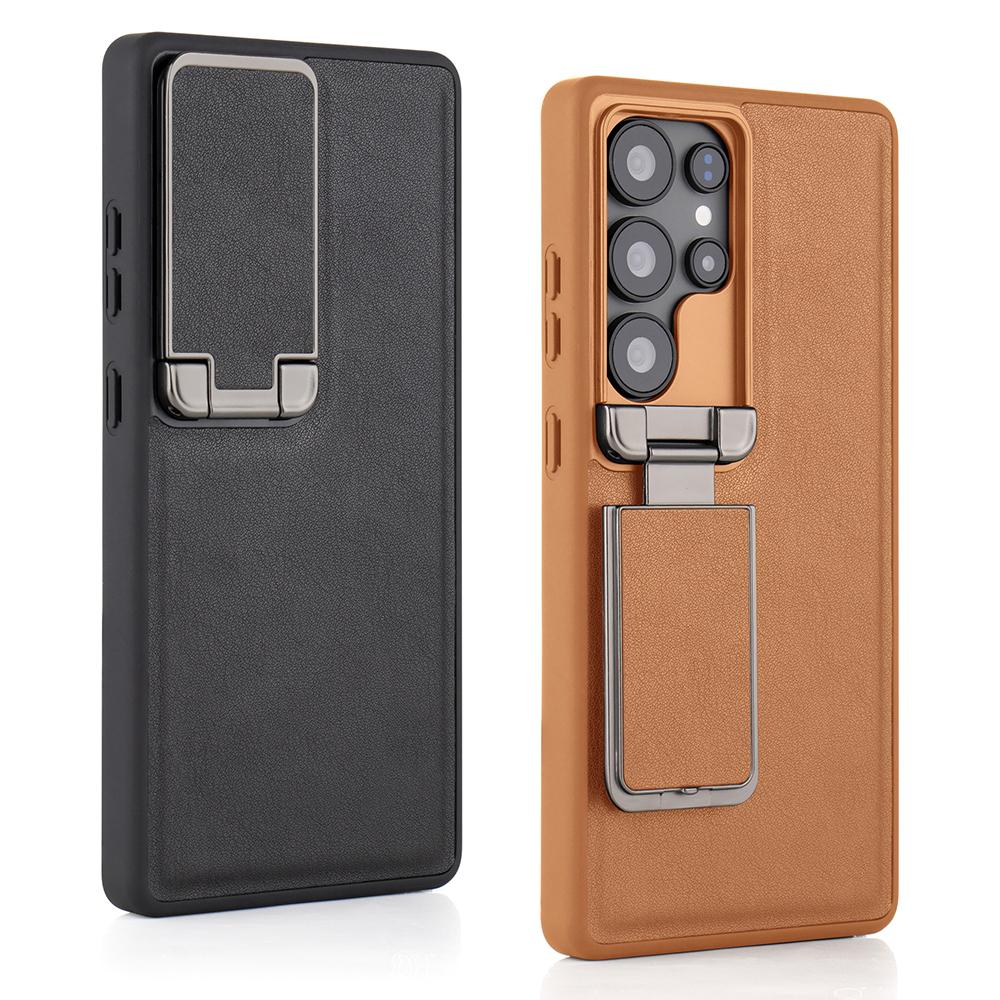 GKK Hülle für Samsung Galaxy S26 Ultra mit Objektivabdeckung, Ständer, TPU+PU Handy-Rückseite