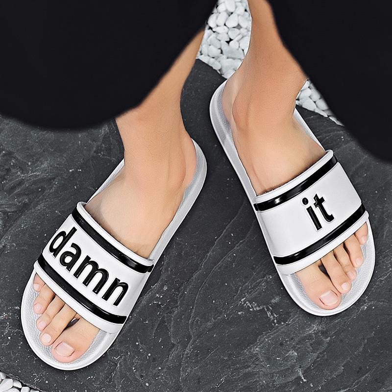 

Мужские спортивные сандалии-шлепанцы, баскетбольные шлепанцы — выберите цвет и размер 45 белый