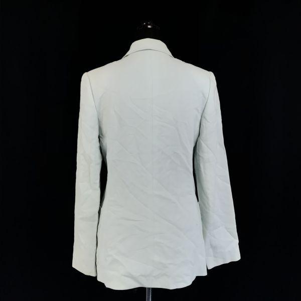 Balenciaga Tailored Jacket Blazer Women M 38 Light Blue Special Price Fully Lined Official Agent Tag(USED)