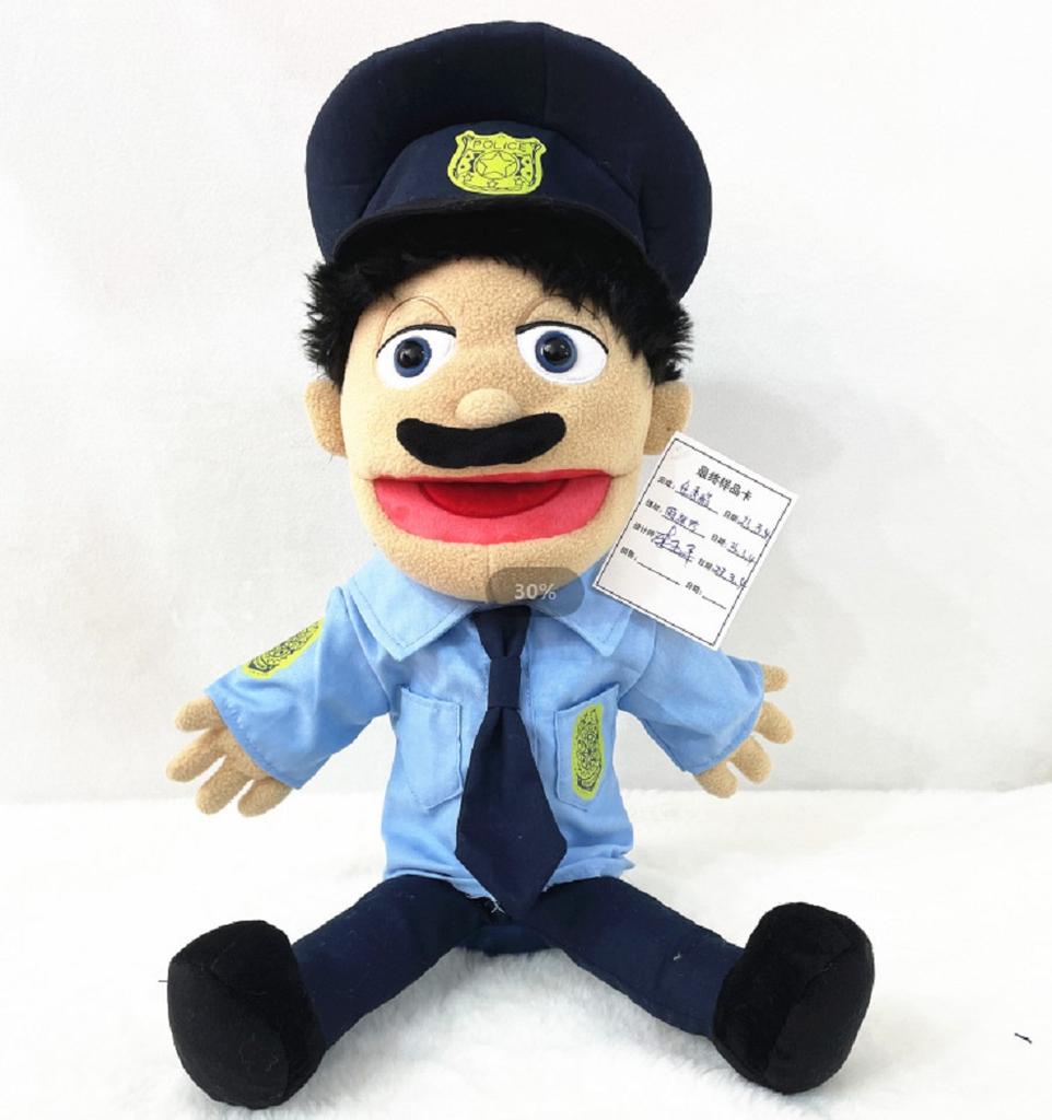 Game Jeffy Hand Puppet Doll Toy Talk Show Roleplay Movable Mouth Props Chef Police Prince Dad Mom Penelope Cody Junior Joseph
