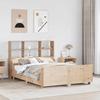 VidaXL Bookcase Bed Without Mattress 160x200 Cm Solid Wood, Bed, Bedroom Furniture, Bed with Storage, Bed 3323800