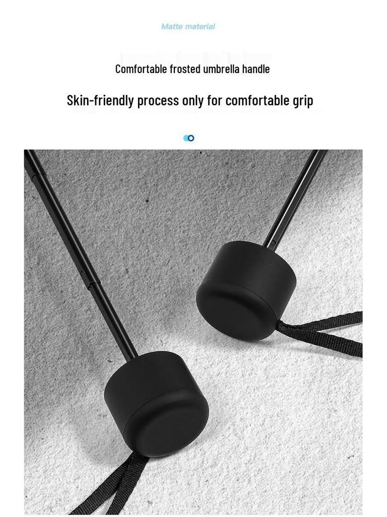 Compact Five-Fold Sunshade: Ultra-Light Mini Parasol with Black Glue Sun Protection