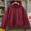 High-Quality Women's Versatile Plus Size Hooded Short Jacket - 2025 Spring Trendy Style