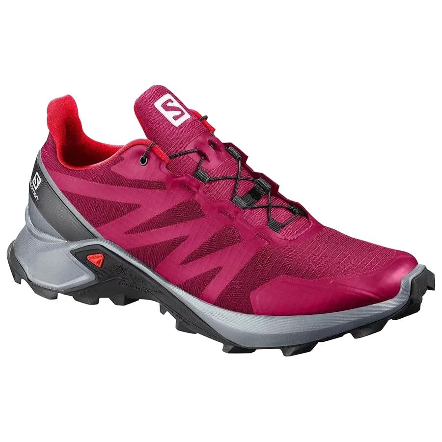 SALOMON Trail Running Shoes Women's Dark Red L40930400