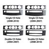 Fibră de carbon pentru interiorul mașinii pentru climatizare centrală CD panou capac ornamente autocolante pentru BMW Seria 5 E60 2004-2010 
