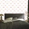 Pastel Rainbow Clouds Hearts 3D Wallpaper for Living Room and Bedroom 50x1000