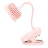 Pinker kleiner Clip-Ventilator Stilvoll und einfach USB-wiederaufladbarer Miniatur-Tischventilator für Zuhause