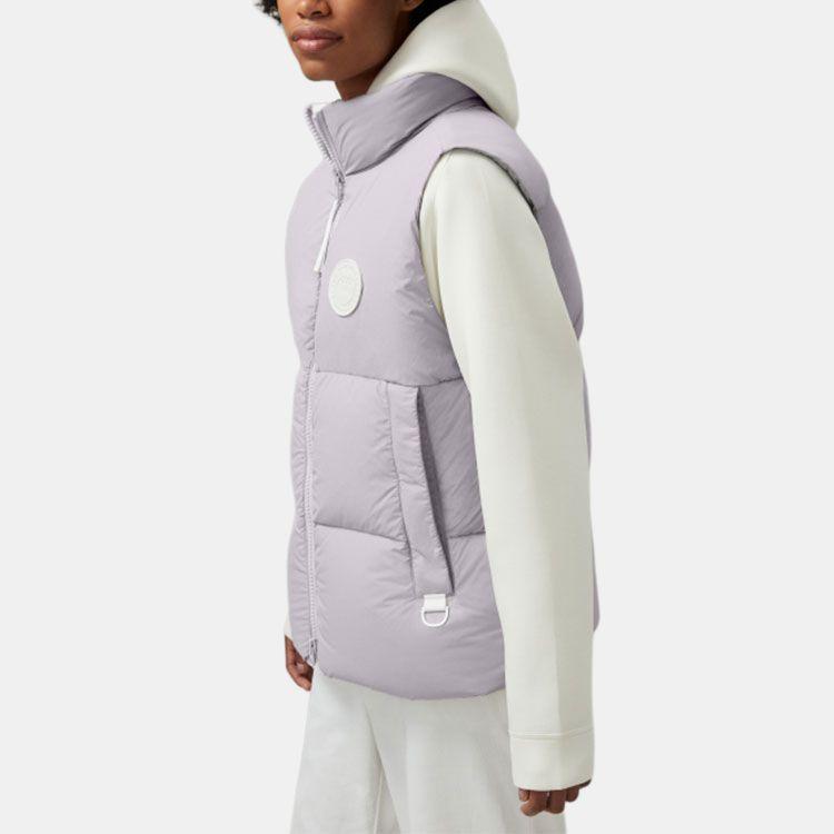 Canada Goose Everett Series Pastels Collection Windproof Waterproof Solid Color Logo Patch Stand Collar Down Vest Unisex Vest Lilac 2614MB1-1255