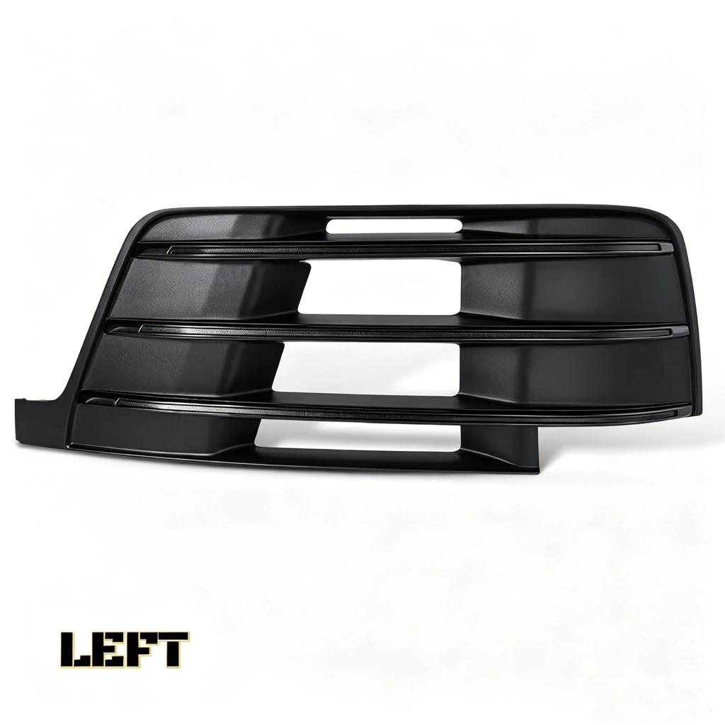 Front Bumper Fog Light Grilles Matte Black Weather Resistant High Durability for Q7 Exterior Auto Parts