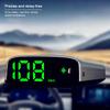 Wireless Solar Head Up Display GPS+ Digital Car Speedometer KMH MPH Head Display Intelligent Light Sensing HUD Car Accessories
