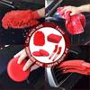 19pcs Car Beauty Brush Kit Interior Dashboard Crevice Tire Cleaning Electric Drill Brush Car Wash Sponge Towel Tool Waxer