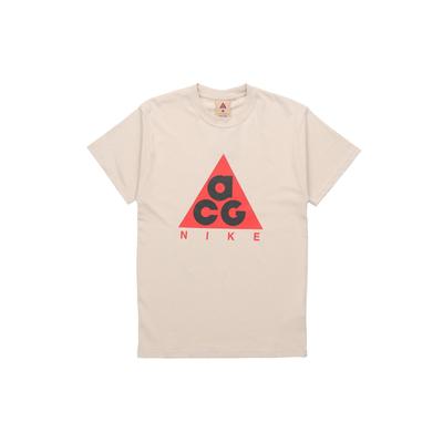 NRG ACG SS20 Logo Print Short Sleeve T-Shirt Men Tops Light-Grey CV1533-221