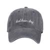 Baseball Cotton Wash Stitching Stitched Embroidered Alphabet Day Hair Bad Fashionable Trendy Caps Hip Hop Urban Street Style Outdoor Adjustable Trendy