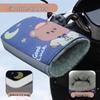 Widened Waterproof Winter Motorcycle Gloves with Fleece Lining, Windproof Handlebar Covers, Universal Fit for Electric Scooters