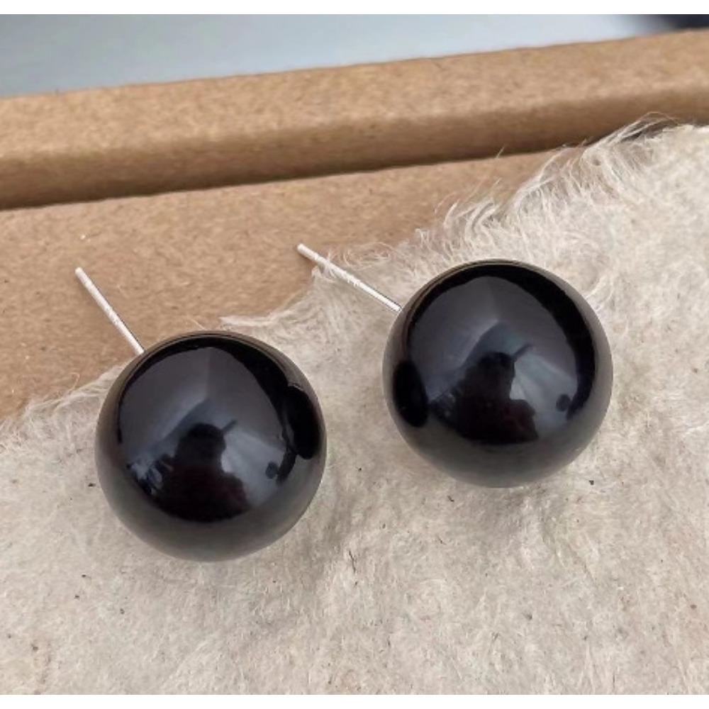 Hochwertige Silbernadel-Perlenohrstecker, modische Nische, übertriebenes Temperament, High-End-Ohrstecker, französische Retro-Ohrringe, vielseitig einsetzbar