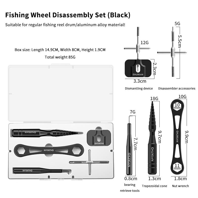 Reel Bearing Pin Remover Fishing Reel Bearing Pin Remover Tool Fishing Reel Bearing Pin Spinning Wheel Remover Tool 1Set