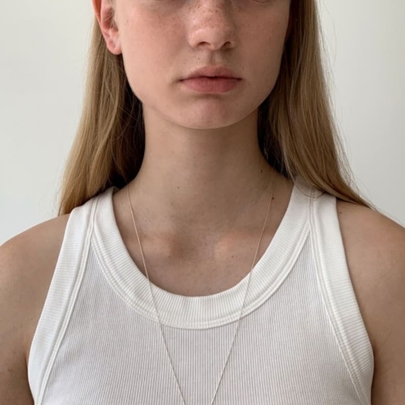 MONDAY EDITION [usual M.E]tiny Pebble Long Necklace