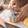 Flower Shape Rice Ball Mold Stainless Steel Meat Patty Mold Sushi Rice Ball Maker  Camping Picnic