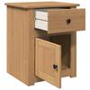 Vidaxl Szafka Nocna Panama, 46X40X57 Cm, Lite Drewno Sosnowe