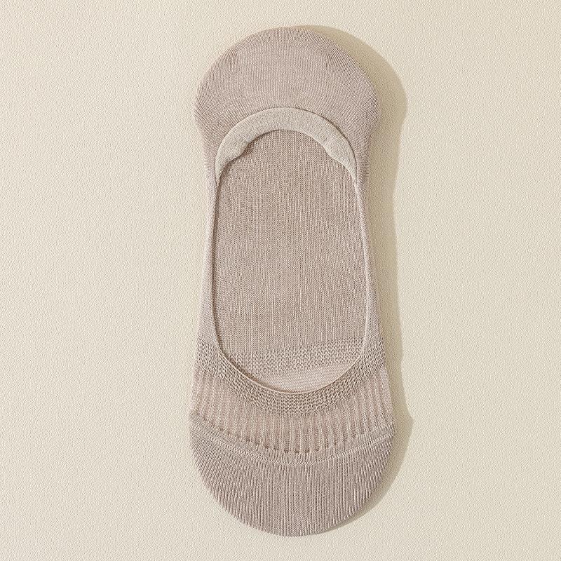 Women's Summer Thin Boneless Mesh Breathable Heel Shallow Mouth Invisible Socks