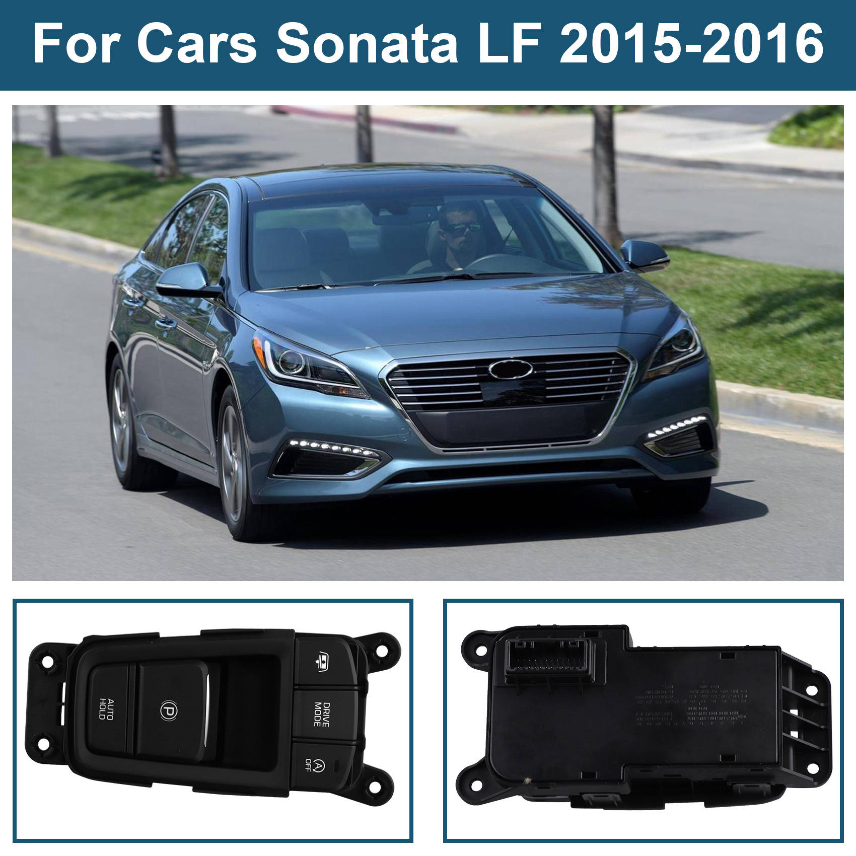 Portable 93300-C1CH0 Electronic Handbrake Switch Parking Brake Switch Driving Mode Switch For Hyundai Sonata LF 2015-2016 чёрный