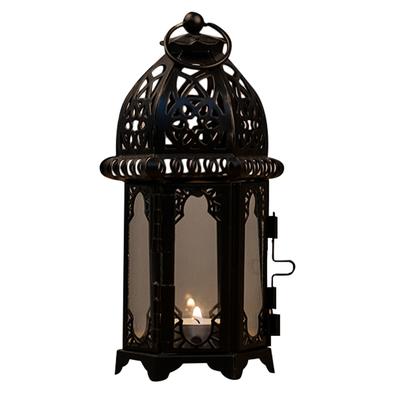 Wind Lantern Indoor Adornment Lighting Adornments Retro Desktop Decorations DIY Candle Holder Ornament Holiday Home Decorations