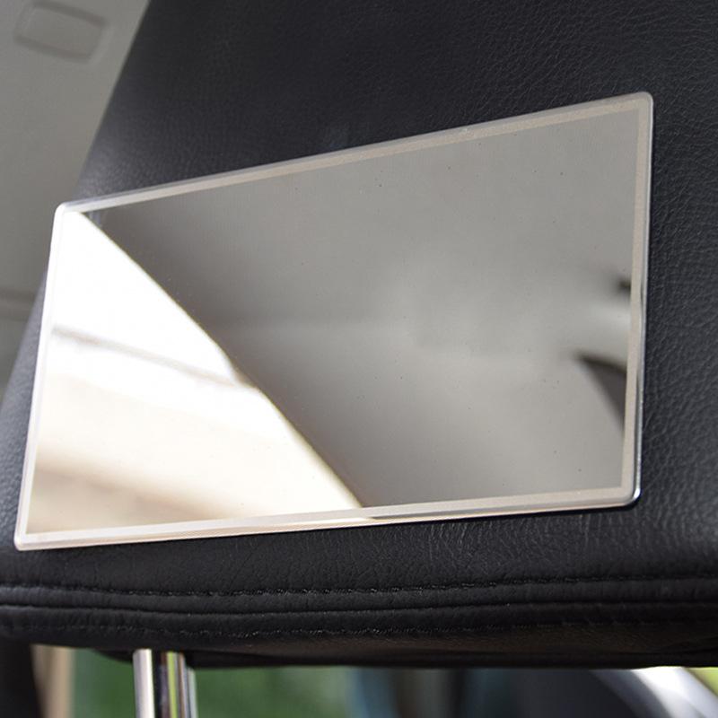 Automobile Sunshade Cosmetic Mirror Dual Purpose Rear View Auxiliary Mirror HD Mirror Stainless Steel Interior Rearview Mirror Interior Mirrors6