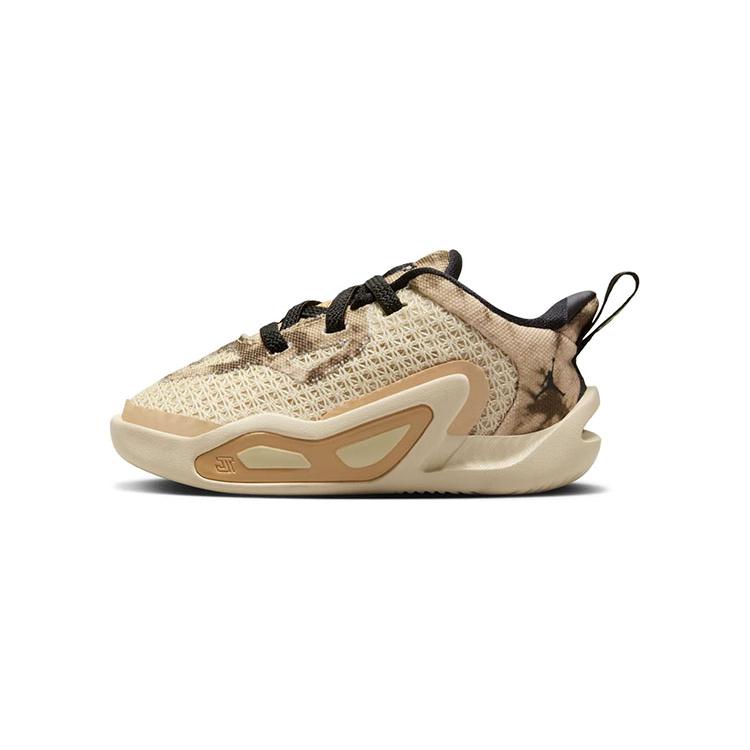 New Jordan Tatum 1 Tatum 1 Slip-Resistant Cushioning Low-Top Toddler Shoes Sesame Brown Infant And Toddler DX5358-200