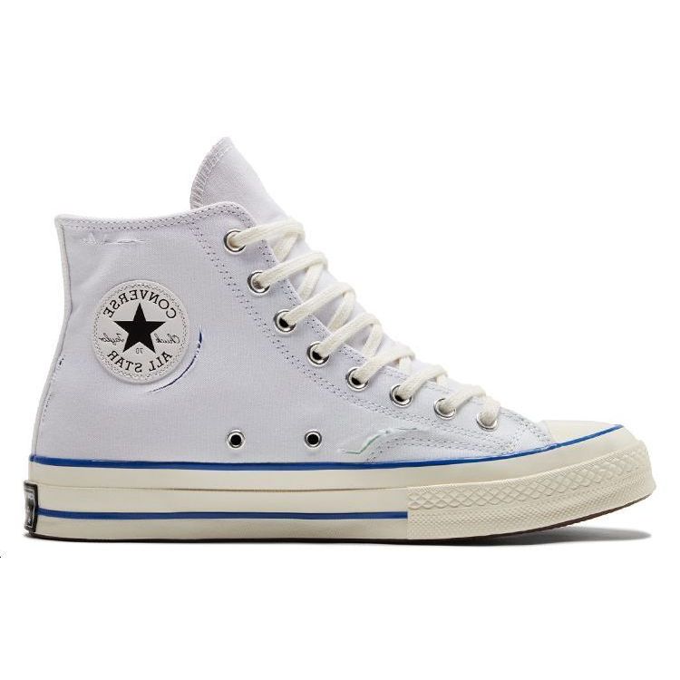 Converse 1970S Chuck Taylor All Star Chuck 70 Tearable Upper Durable High Top Canvas Shoes Unisex Sneakers Purple White Blue A02313C