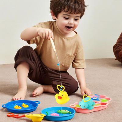 20 Adet Ördekli Balık Tutma Oyuncakları Çocuklar için Banyo Zamanı Oyuncakları Yüzen Balık Tutma Oyunları Plaj Havuz Oyunları İç Mekan Dış Mekan Eğlencesi Çocuklar için Hediye