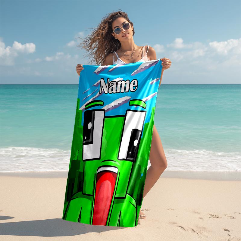 Personalized Customized Proof Beach Towel with Gaming Unspeakable Pattern - Soft, Absorbent,quick-drying,perfect Swimming,camping&bathing