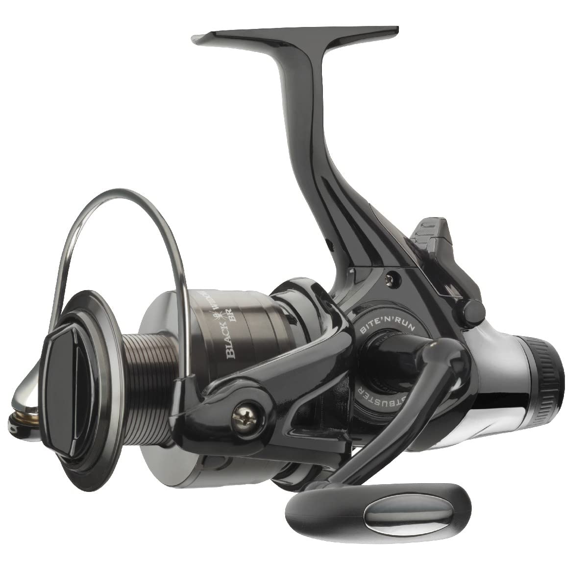 

Daiwa Black Widow Reels Sizes Baitrunner/Freespool 3500A/4000A/4500A/5000A CA...