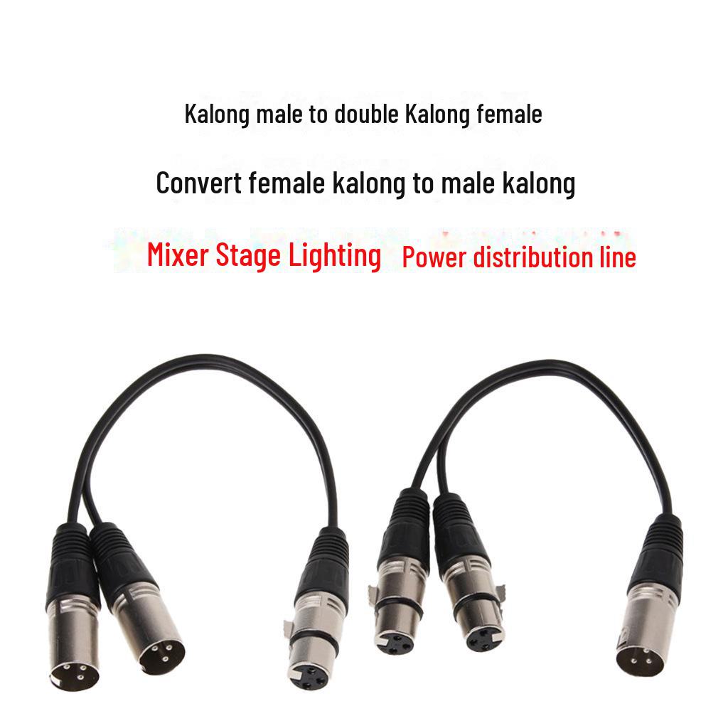 

Двойной XLR-несбалансированный аудиокабель для расширения микрофона/микшера 30 cm