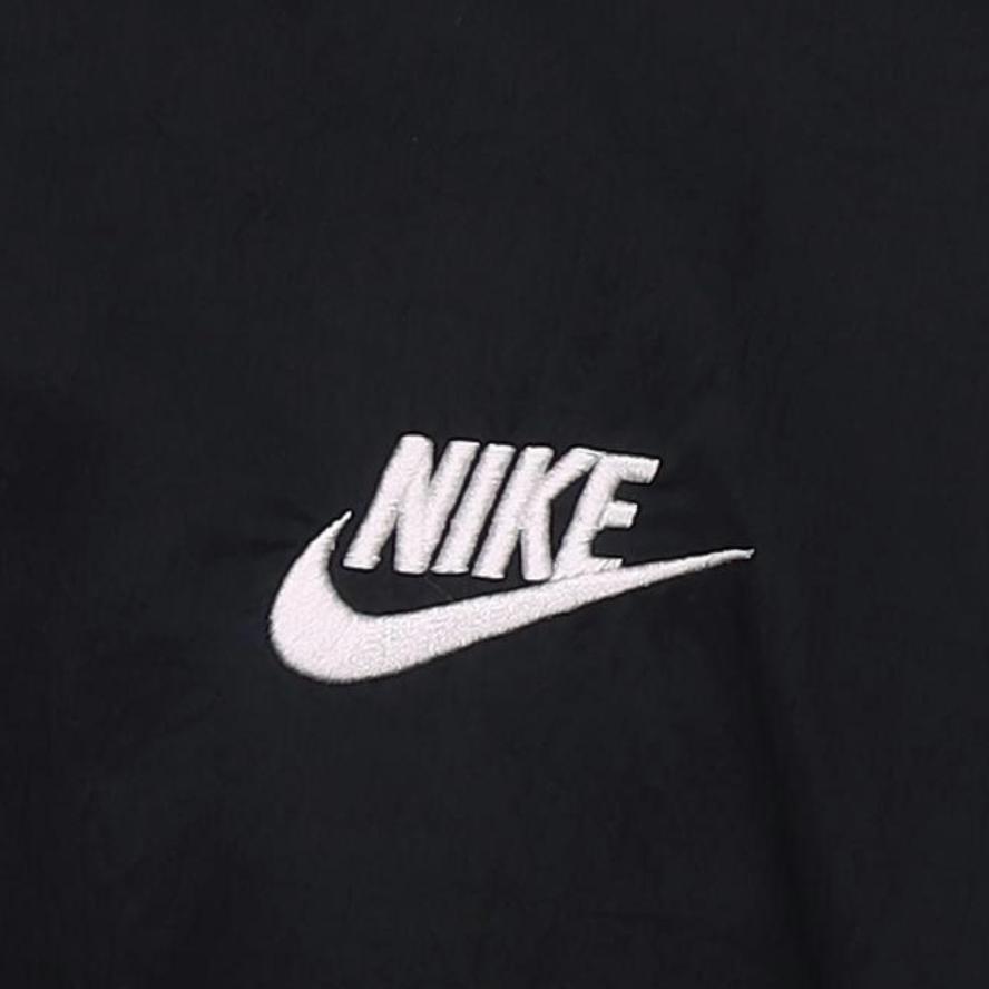 Nike Embroidered Logo Solid Zip Jacket Women Outerwear Black DM6186-010