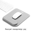Memory Foam Mouse Pad with Silicone Wrist Support - Available In Large, Medium, and Small Sizes