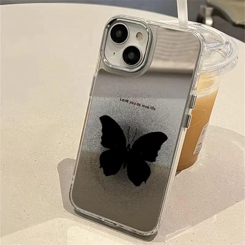Rendered Butterfly iPhone 17 Pro Max Mirror Surface High-End Phone Case