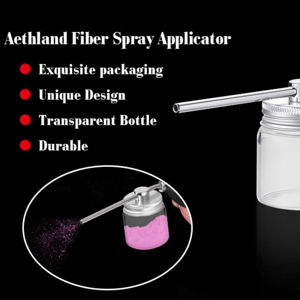 Refillable Hair Salon Powder Spray Bottle Talc Fiber Fiber Spray Applicator  Barbershop